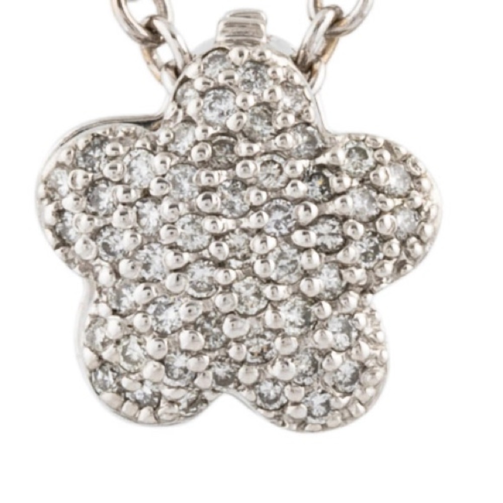 14K Diamond Flower Pendant/Charm